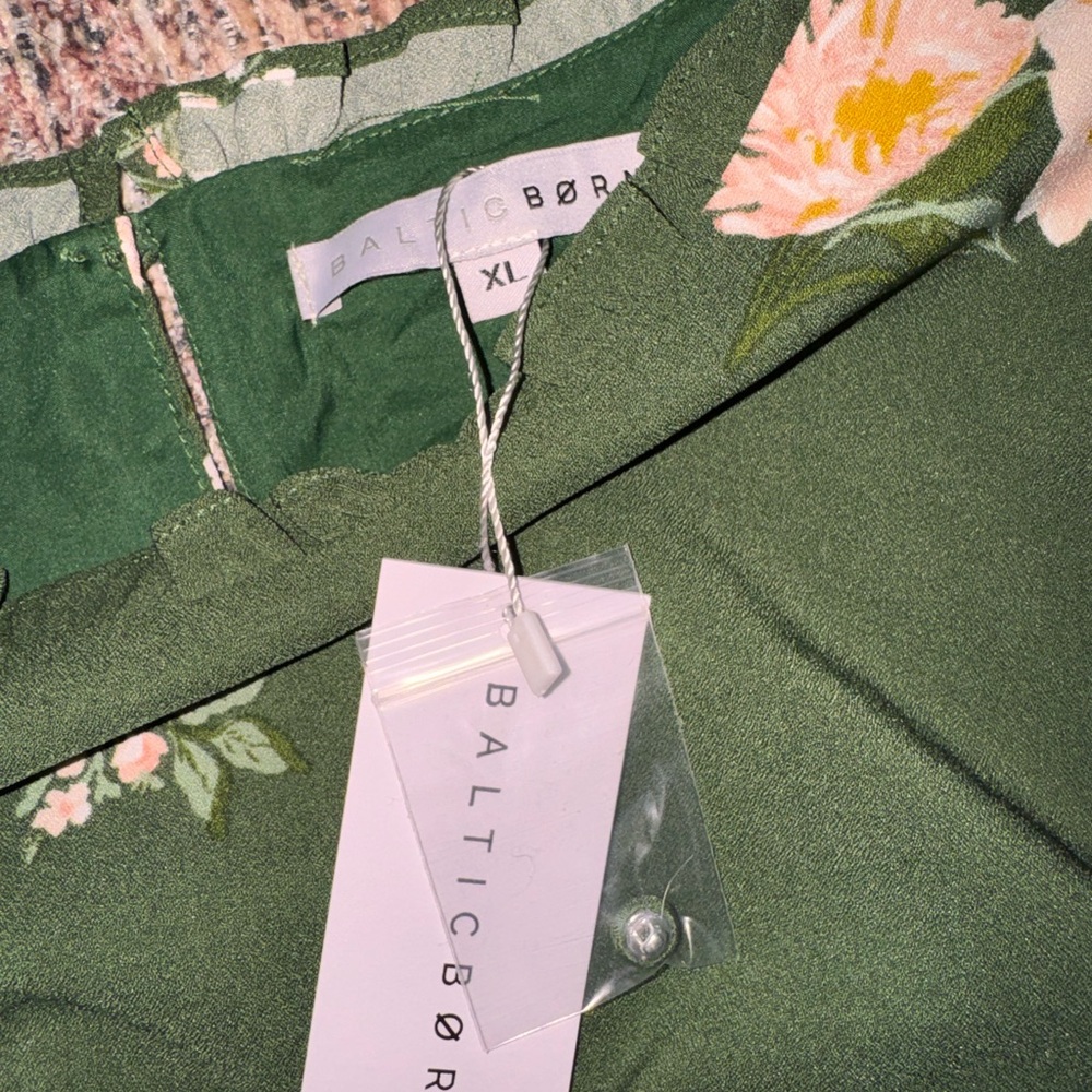 Baltic Born Olive Floral Dress - Picture 4 of 6